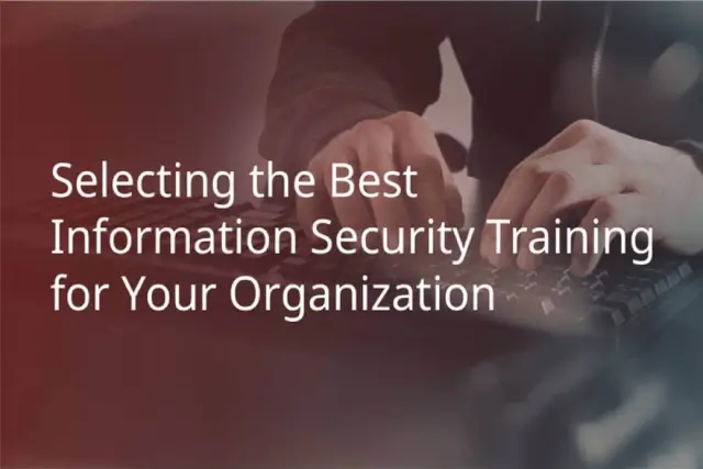 Things to Keep in Mind When Selecting a Security Training Provider